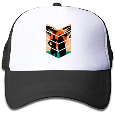 Sunrise Surfer Kids Trucker Hat Adjustable Mesh Beach Baseball Cap for Toddler Boys and Girls Unisex Four Seasons Casual
