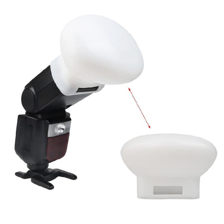 V860 White Silicone Softbox for Various Flash Units Like TT520 600 685 V850 YN560