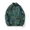 Heißer Stil Lockeres Sweatshirt mit halbem Reißverschluss für Herren Winter Verdickte Lässige Muster Sweatshirtjacke für Herren