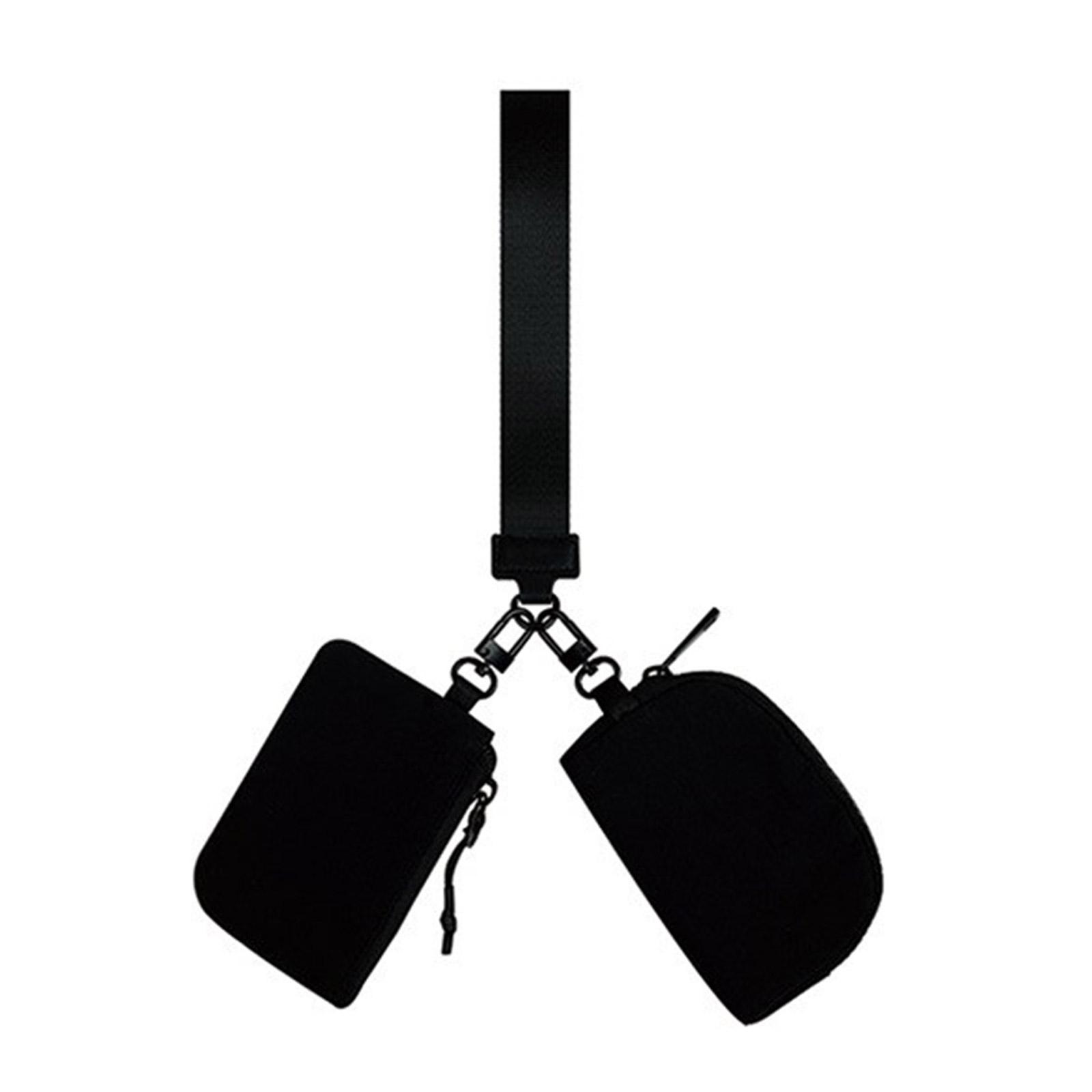 

Двойной кошелек-браслет, портативный мини-кошелек, съемный держатель для карт, маленькая монетница, сумочка для женщин F