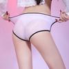 Damenhöschen Öl Glänzend Nahtlos Boxerhöschen Hohe Elastizität Seidig Transparent Sexy Unterwäsche Offener Schritt Unterhosen Dessous