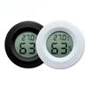 2/4 Pcs Mini Hygrometer Thermometer Fahrenheit or Celsius Meter Digital LCD Monitor Indoor Room Round Humidity Temperature Gauge