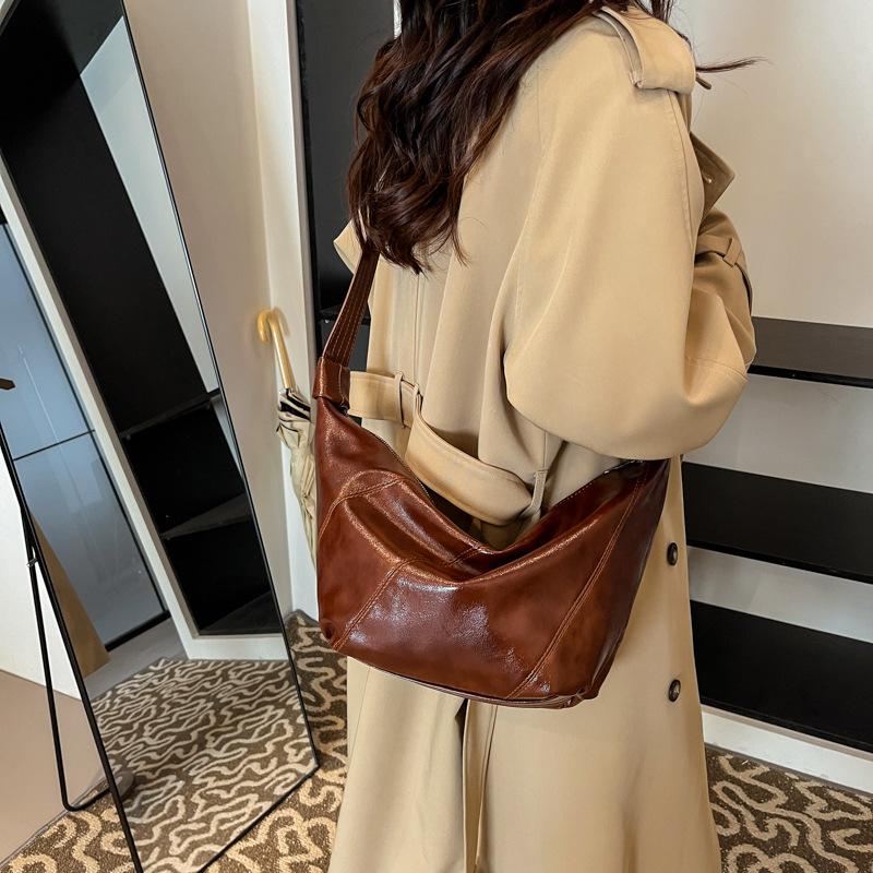 Niche Croissant Bag Premium Texture 2025 New Women's Dumpling Bag One Shoulder Crossbody Large Capacity