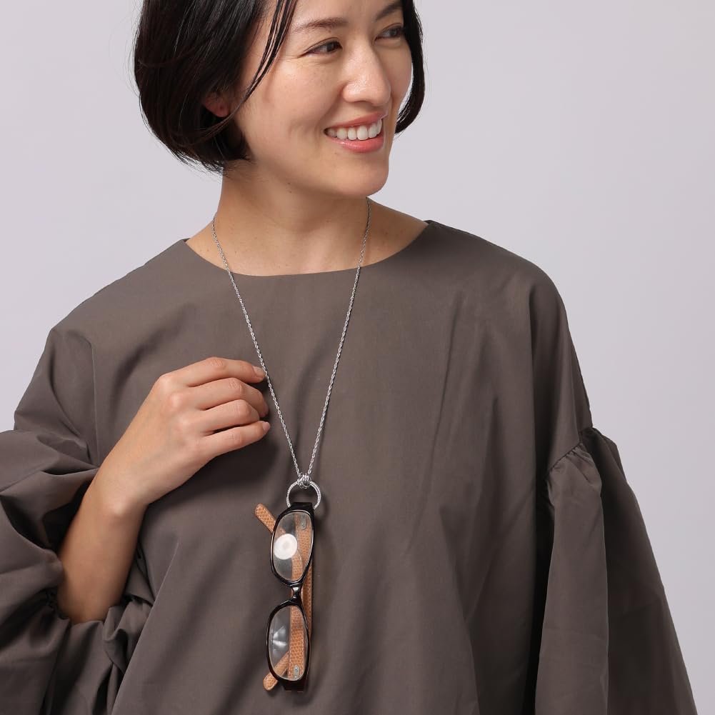 Triple Dot Ring Glasses Sunglasses Eyeglass Neck Sunglasses Stainless Made In Japan [R-days Daikanyama] Necklace, Holder, Holder, Accessory, Chain,