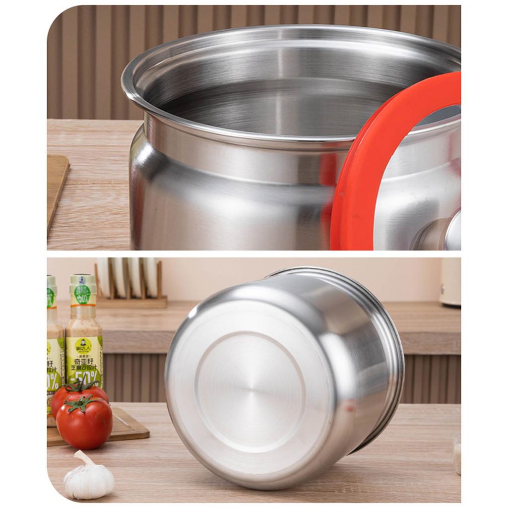 Stainless Steel Containers Large Capacity Airtight Locking Lids Rustproof Designs for Bulk Food Storage Solution