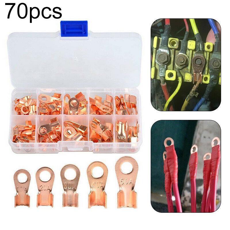 Copper Terminals Storage box Ring Lug Crimp Wire Connector Replacement
