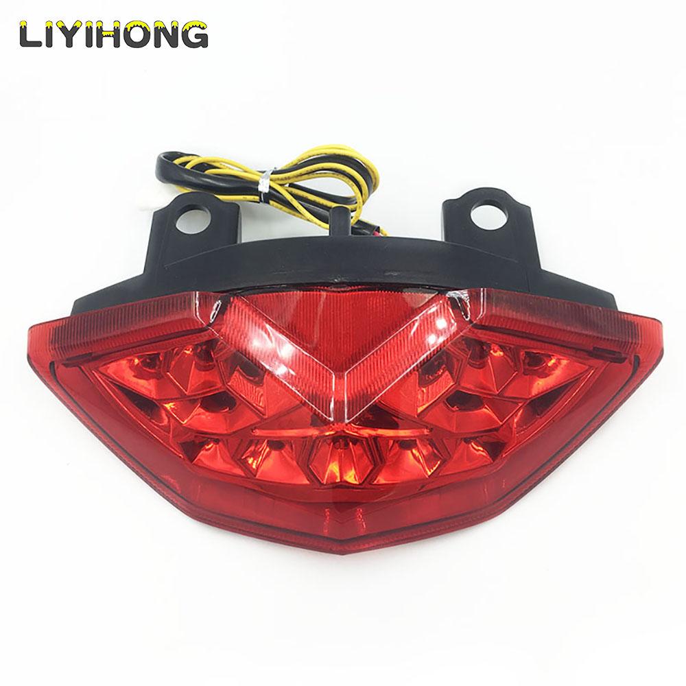 

For Kawasaki Z1000 Z1000SX Z 1000 2010 2011 2012 2013 Motorcycle Rear Tail Light Brake Turn Signals Integrated LED Light червоний