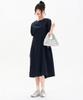 Chase Cult Women'S Crew Neck Shirred Short Sleeve Dress-Fbrg6173C04