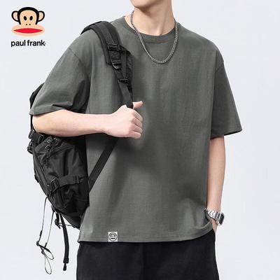 Herren Baumwolle Rundhals T-Shirt