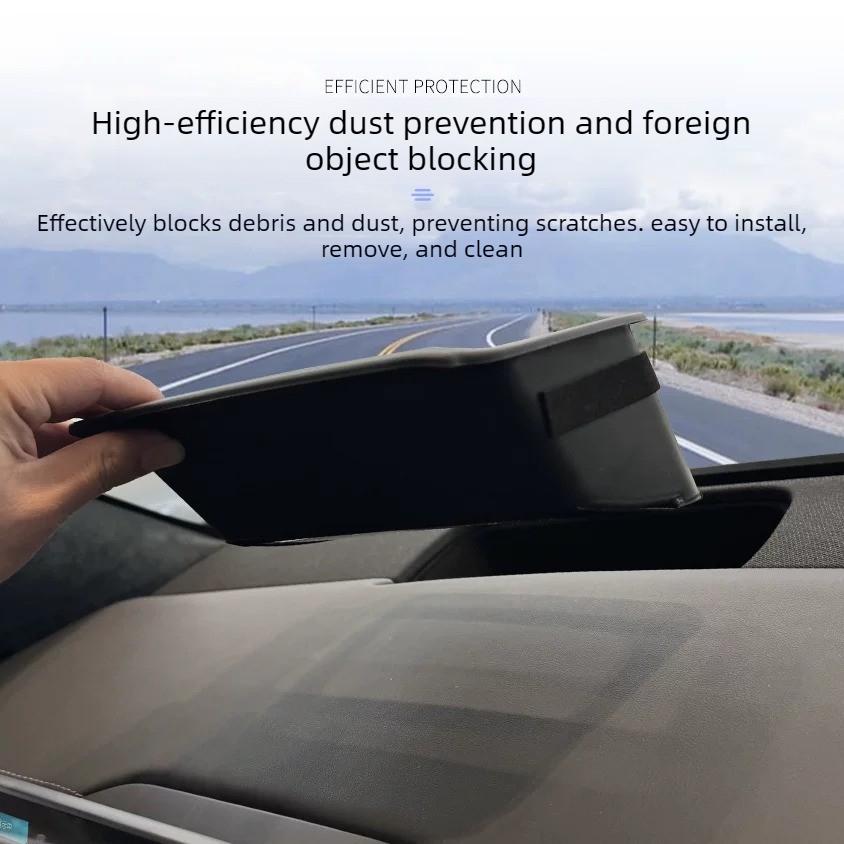 For Curved HUD Protective Cover, Instrument Dustproof Shell, Interior Trim for 23-25 NIO ES6
