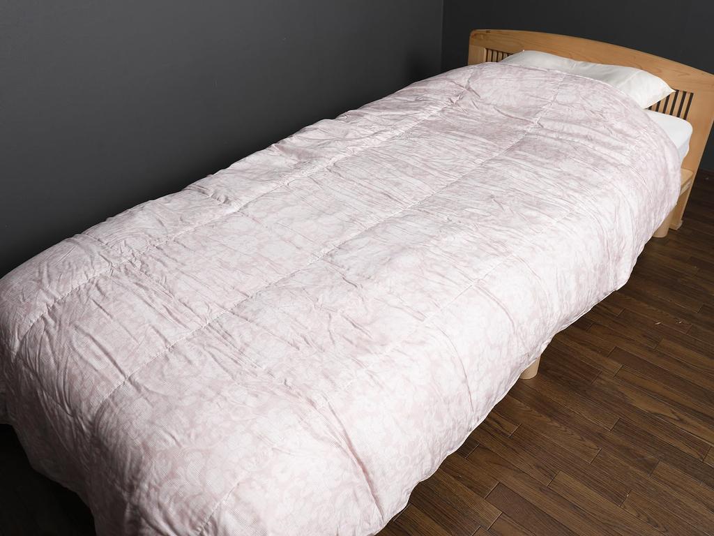 Romance Kosugi Official Sleep Atelier Silk-Filled Down Comforter, Made in Japan, Single Long, 90% Down, Silk, Hand-Washed Silk, All-Season, Washable