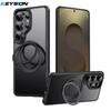 KEYSION N52 Magnetic 360° Ring Stand Case for MagSafe for Samsung Galaxy S26 Ultra 5G S26+ Matte Transparent Shockproof Phone Cover