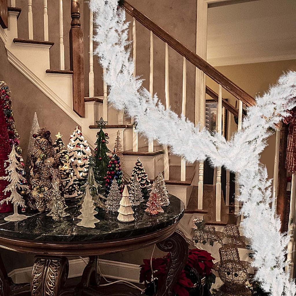 70 Inch Artificial Pines Cedar Christmas Garland - Indoor Outdoor Holiday Decoration, Fake Xmas Vine For Staircase Mantel