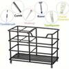 Stainless Steel Bathroom Toothbrush Holder Toothpaste Holder Stand Bathroom Accessories Organizer