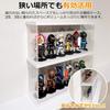 [kuriiro] Display Case, Figure Case, Acrylic Case, Front Door, Assembled, Figure Showcase, Shelf, Horizontal Type, Krs14 (3 Tiers)