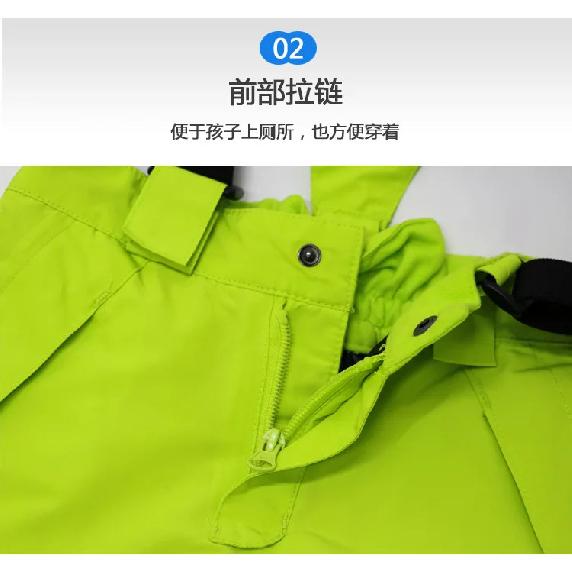 Waterproof Sport Girl Snow Pants Warm Boy Ski Trousers Winter Outdoor Children Overalls Windproof Mountain Kids Jumpsuit Clothes