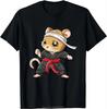 Karateer Mouse Tshirt Master Of Kung Graphic Cotton Tshirt Unisex Clothing Summer Casual Tops Tees Oversized Fitness T Shirt