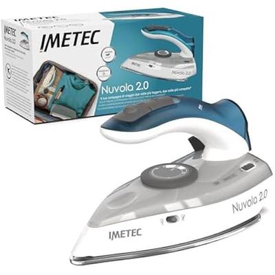 Travel Iron - Imetec - Nuvola 2.0 - 1000 Watts - Stainless Steel Soleplate - Travel Pouch