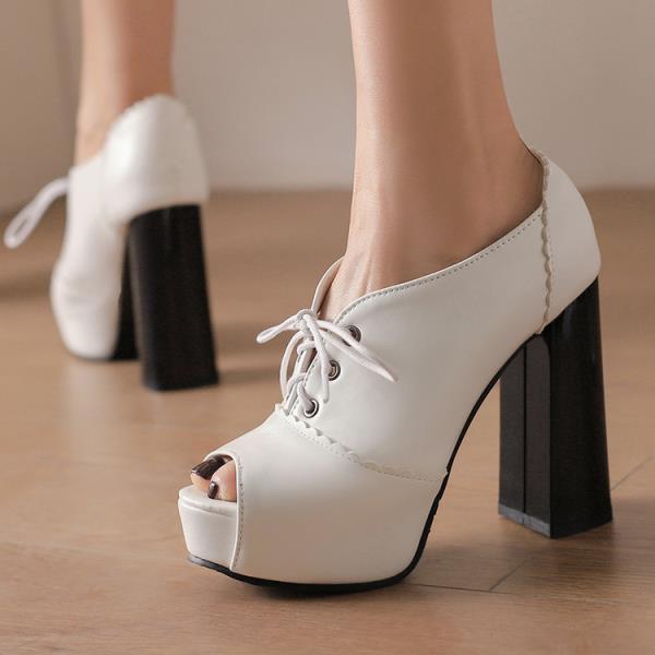Fashion Block Heels High Heeled Sandals Woman 2025 Female Shoe Espadrilles Platform Open Toe Chunky High-heeled Girls Lacquered Clogs