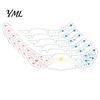 Water Transfer Makeup Patches 6Pcs Holographic Freckle Stickers, Shimmer Temporary Face Tattoos with Waterproof Easy Application Transfers Adhesive,