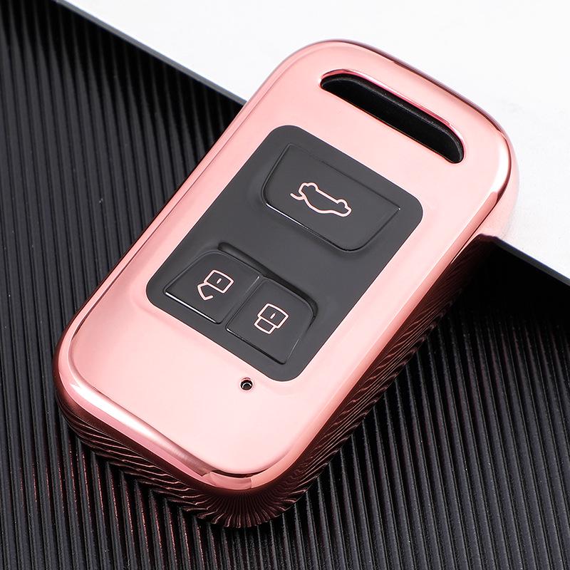 Compatible Key Case for Chery Arrizo 5, GX Tiggo 8/7/5X (2020 Model) - Includes Car Key Bag & Buckle