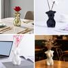 Yousheng Vase Ornament, Women Figure Shape Vase for Flower Arrangement Decoration, Bedroom Living Room Balcony Garden Windowsill Home
