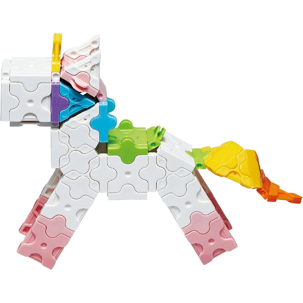 Yoshiritsu LaQ Coleção Doce Castelo Cintilante Conjunto de Blocos de Construção de Plástico 700 peças
