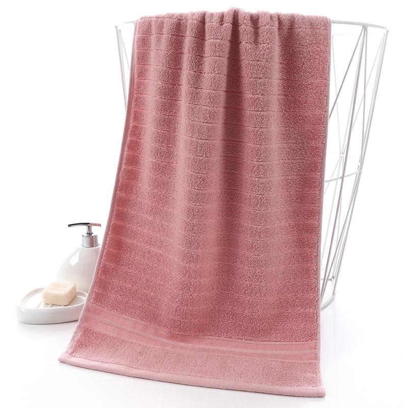 Besticktes Baumwollhandtuch 40×90 für Bad, Sport & Fitness – Langes, Schweißabsorbierendes Streifendesign
