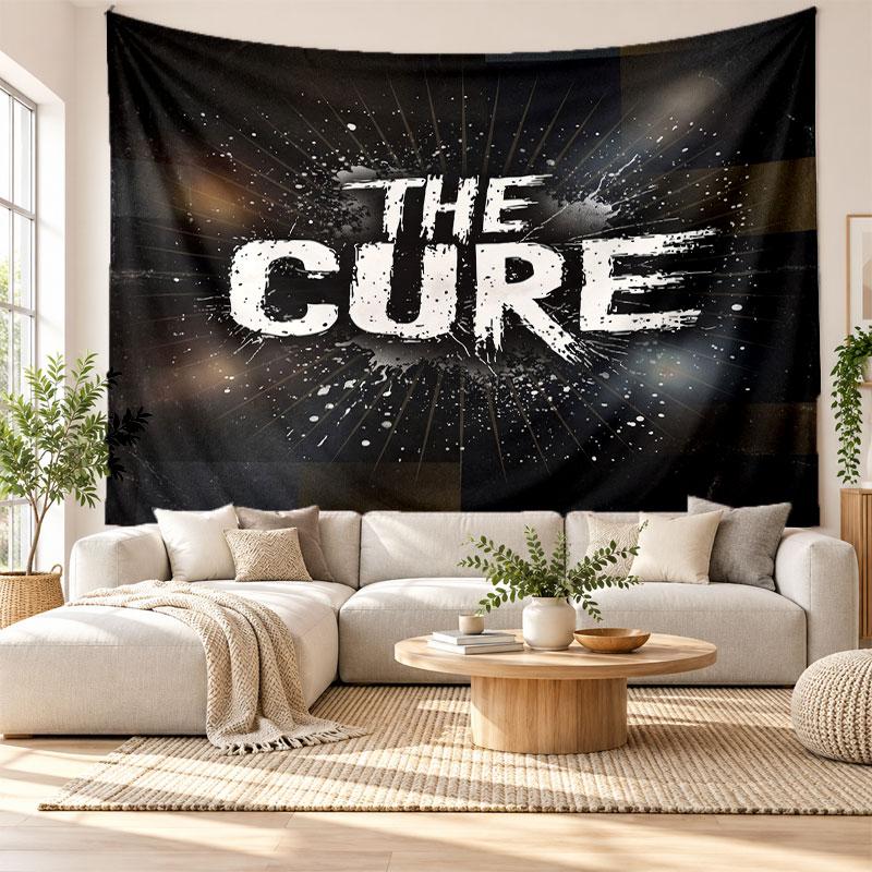 The Cure Wall Tapestry, Soft Fabric Wall Hanging, Decorative Backdrop For Bedroom Home Wall Art