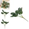 Künstliche Monstera Deliciosa Liebm Blattpflanze für Wohnzimmerdekoration mit handgeflochtenem Seegraskorb