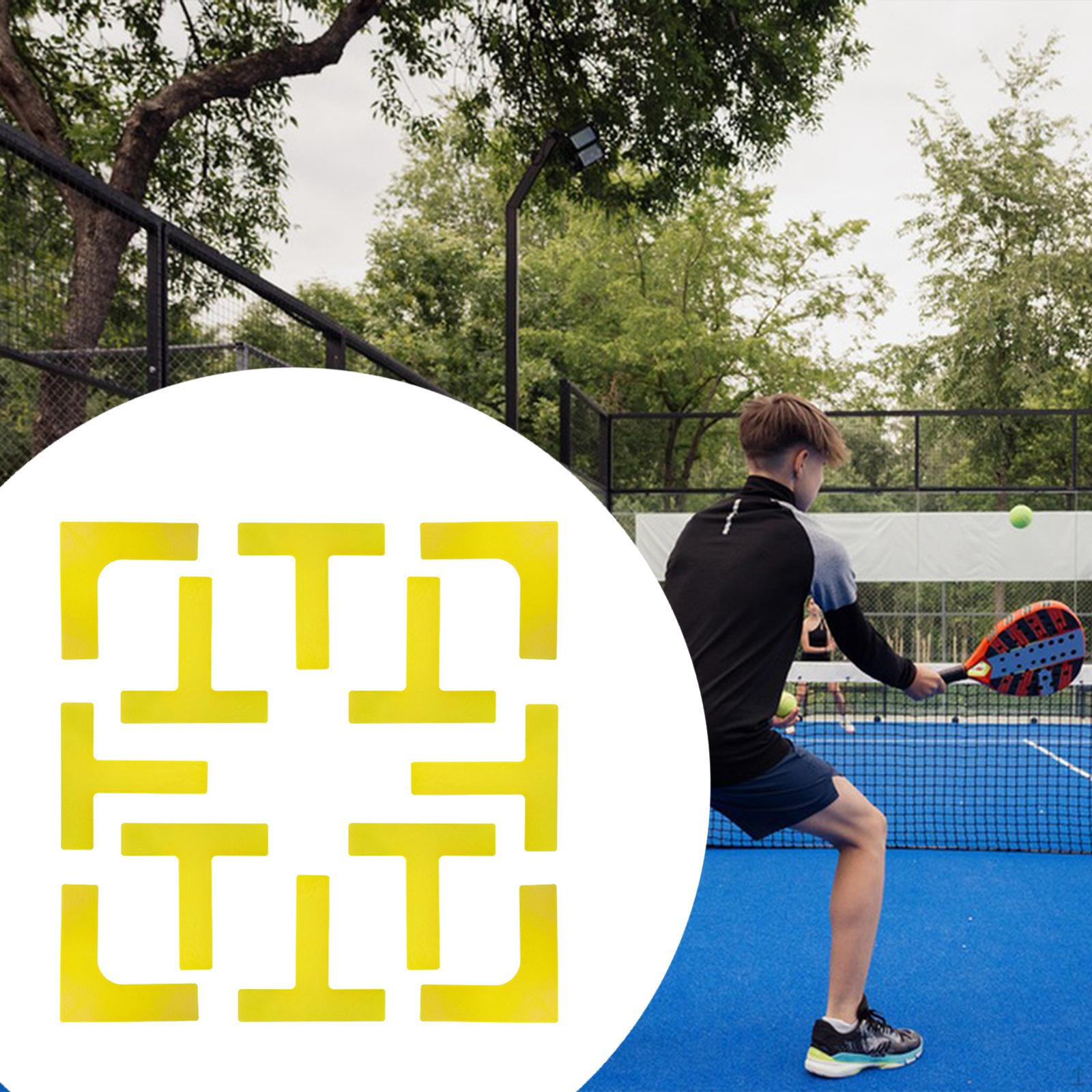 

Набор маркеров для линий корта для пиклбола для быстрой разметки и легкого использования в помещении/на открытом воздухе