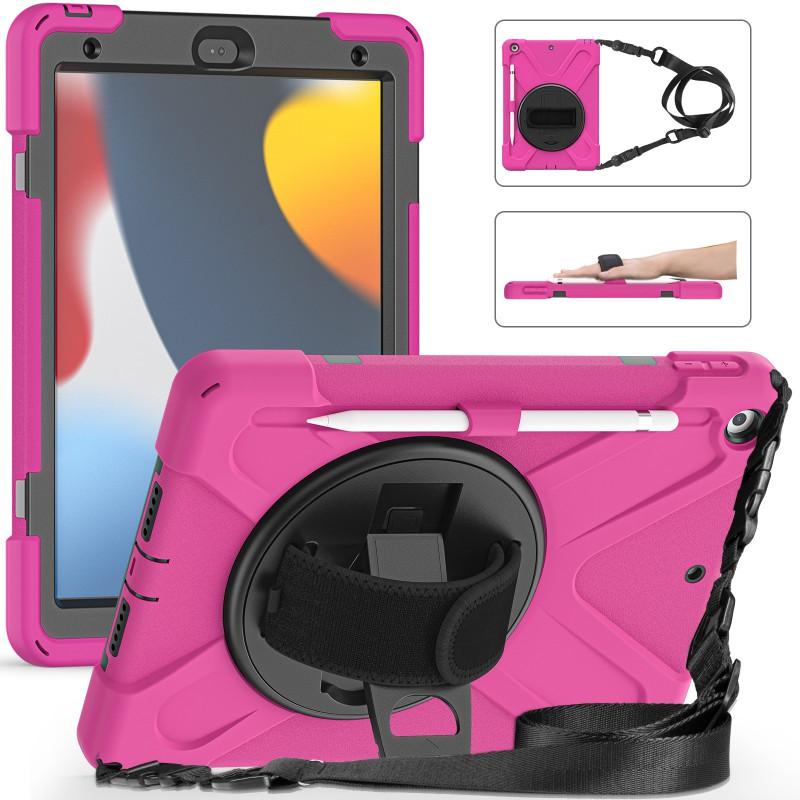 10.2 Inch IPad Air 10th Gen Silicone Case With Full Coverage Kickstand Shockproof Anti-Fingerprint Multiple Colors