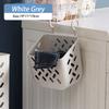 Bathroom Folding Dirty Clothes Storage Basket Wall Mounted Hanging Portable Punch-Free Clothes Bucket Organizer Laundry Basket