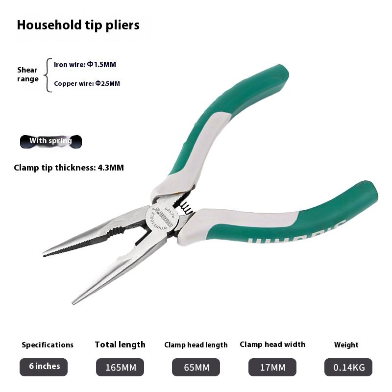 

Многофункциональные универсальные диагональные плоскогубцы Плоскогубцы с острыми губками Инструменты для ремонта электромонтера Универсальные кусачки для проводов