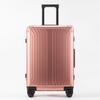 20-Inch High-End Aluminum-Magnesium Carry-On Suitcase with Combination Lock, Large 24-Inch Option Available, Unisex Design