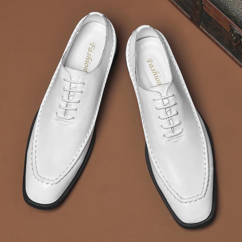 Fashion Genuine Leather Men's Casual Shoes New Arrival Male Oxford Shoes Hot Sale Formal Dress Footwear Versatile Walking Shoes Sneakers