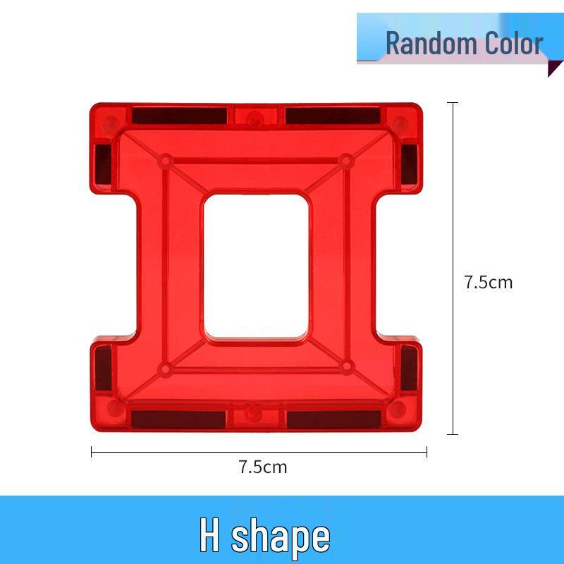 Stained Glass Magnetic Building Blocks for Children - Translucent Toy Set