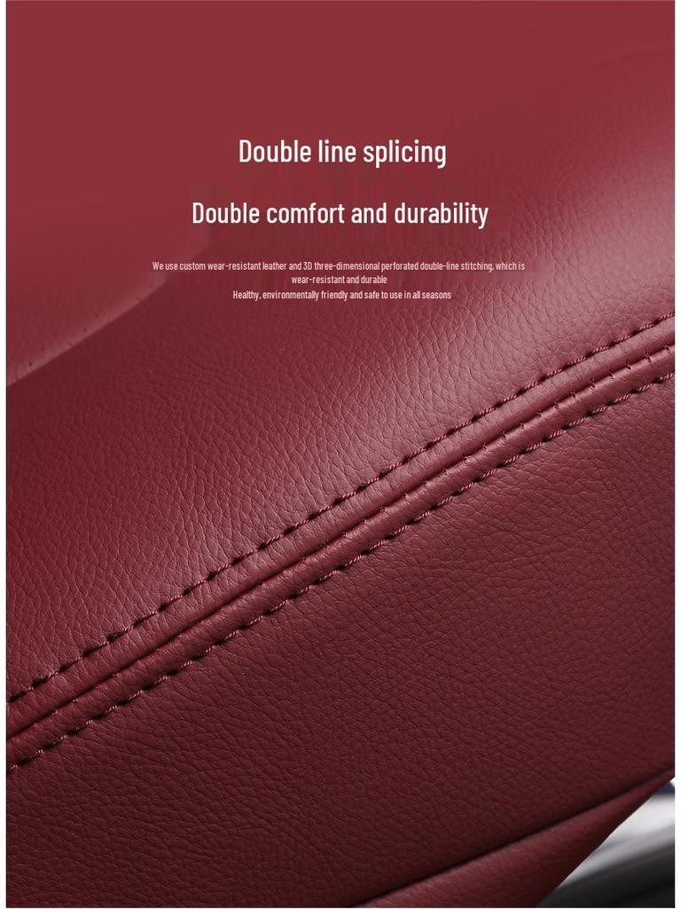 Sätesöverdrag i äkta läder för Tesla Model 3/Y