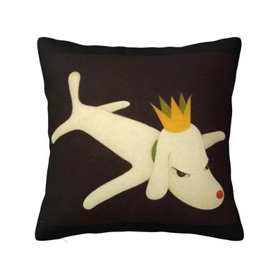 Yoshitomo Nara Federa per Cuscino Cartone Animato Poliestere Stampato Copricuscino Decorazioni Copricuscino Cerniera per Auto X