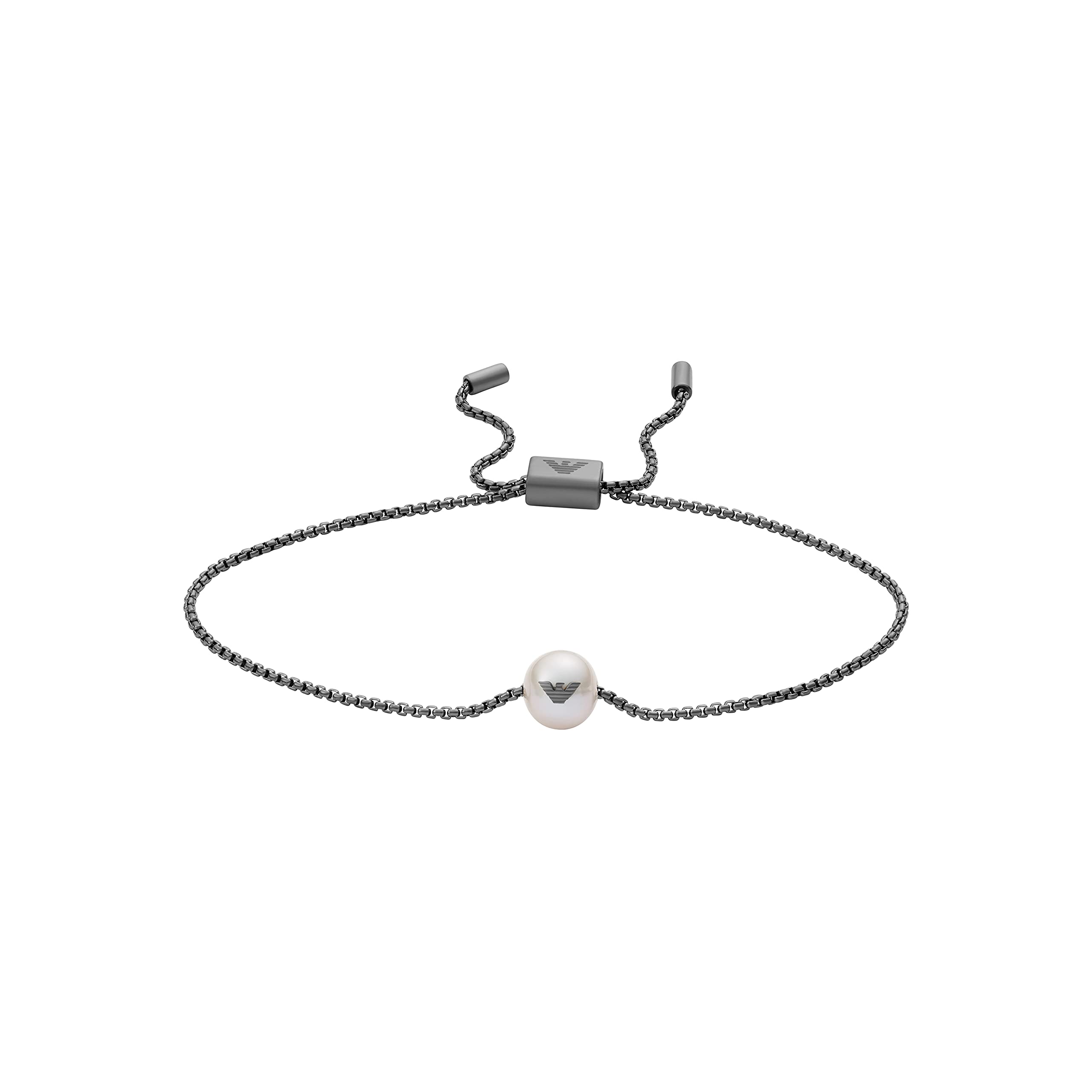 

Браслет-слайдер Emporio Armani из нержавеющей стали, серого тона серый