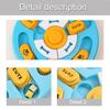 Sliding Modulel Intelligence Feeding Toy Interactively Slow Feeders Puzzles Bowl for Mental Enrichment And IQ Training