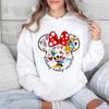 Disney Family Vacation Print Hoodies for Women Sports Sweatshirts Casual Tops Loose Clothing