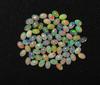 Natural Multi Fire Ethiopian Opal Oval Cabochon Loosse Gemstone Lot 50 Pcs 5*7 MM Opal Cabochon Gemstone For Jewelry Making