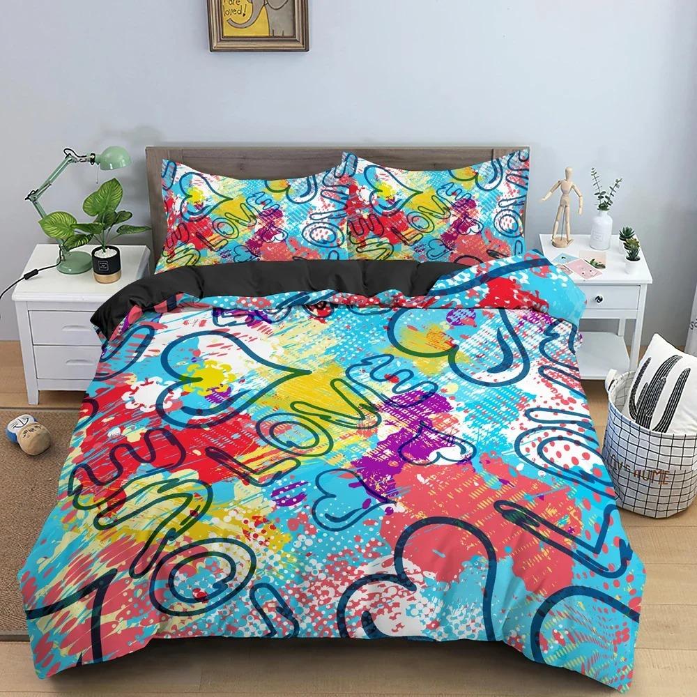 

Modern Trendy Single Twin King Comforter Quilt UFO Pattern Mysterious Alien 3D Covers Size Home Textile Comforter (quilt)-EU Single(135*200cm)3pcs