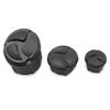 Black ABS Motorcycle Frame Hole Cover Plug Set for BMW