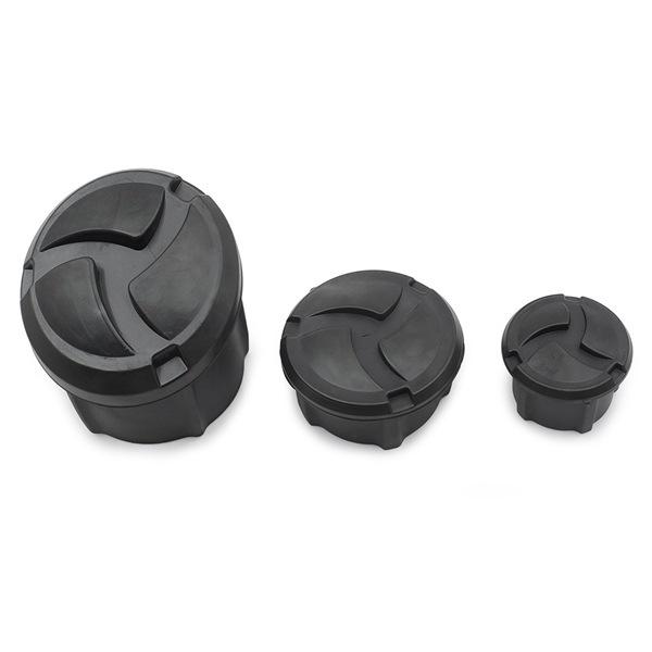 Black ABS Motorcycle Frame Hole Cover Plug Set for BMW