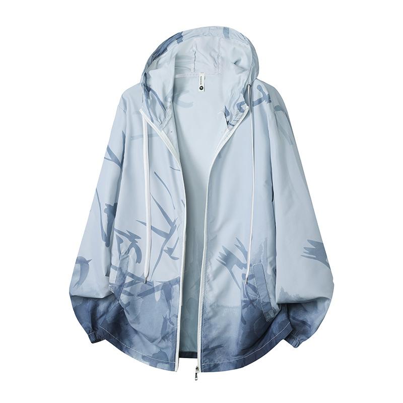 

Летняя спортивная одежда для активного отдыха UPF50+, солнцезащитная куртка, мужская легкая анти-ультрафиолетовая солнцезащитная одежда для кожи XXXXL