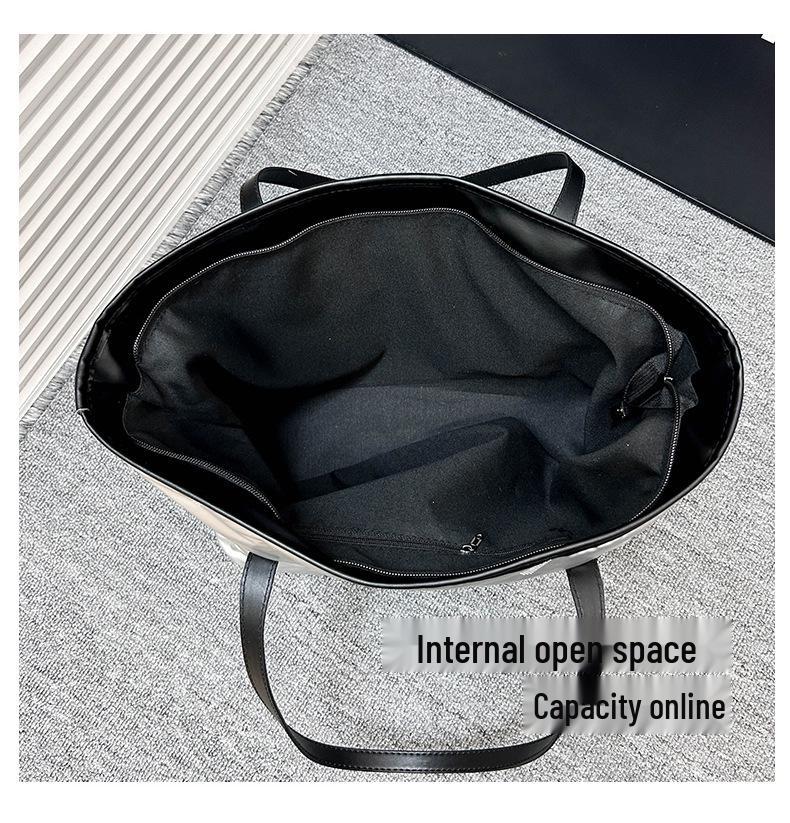 Autumn/Winter Versatile Large Capacity Cotton Tote - Trendy Shoulder & Hand-Held Bag