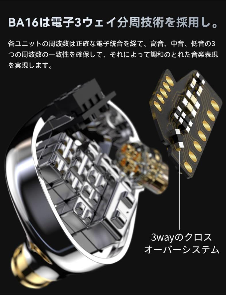 TRN BA16 Monitor Earphones High Resolution Earphones 32 BA Drivers Balanced Armature Earphones Plug Replaceable Aluminum Housing Monitor High Sound