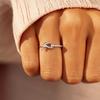 S925 Sterling Silver Rope Knot Ring: Elegant European & American Style for Women